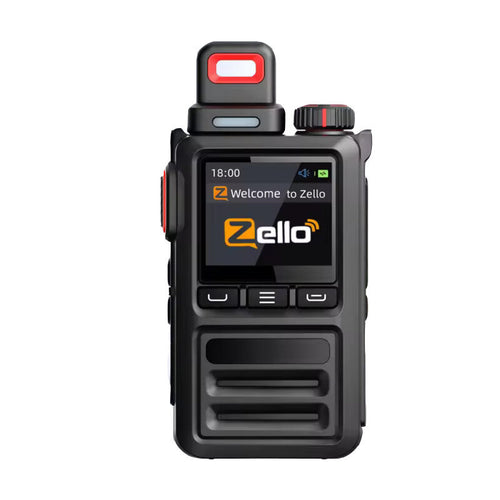 Zello 4G Walkie Talkie Poc Radio Android IP45 Waterproof Dustproof Global GPS WiFi bluetooth High Fidelity Sound Fast USB Charging