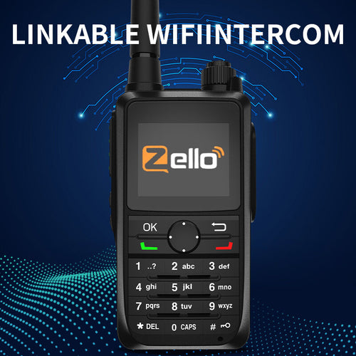 Zello DG6300 National Intercom Walkie Talkie Support WiFi bluetooth Long Range Radio IP67 Waterproof Type-C Rechargeable Handheld GPS Transceiver
