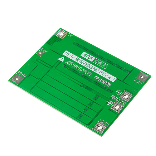 3Pcs 4S 40A Li-ion Lithium Battery 18650 Charger PCB BMS Protection Board with Balance For Drill Motor 14.8V 16.8V Lipo Cell Module