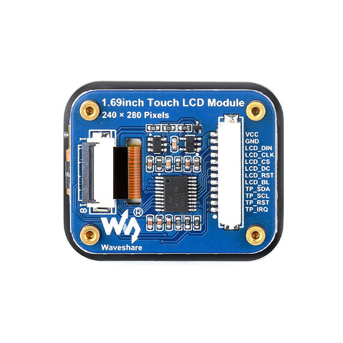 1.69inch LCD Touch Screen Display 240×280 ST7789 for Raspberry Pi /ESP32S3 /Pico /STM32