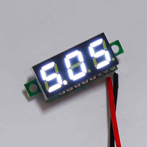 0.28 Inch 2.5V-30V Mini Digital Volt Meter Voltage Tester Two Line Voltmeter