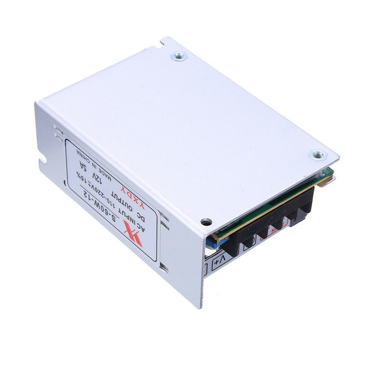 1pcs AC 100-240V to DC 12V 5A 60W Switching Power Supply Module Driver Adapter LED Strip Light