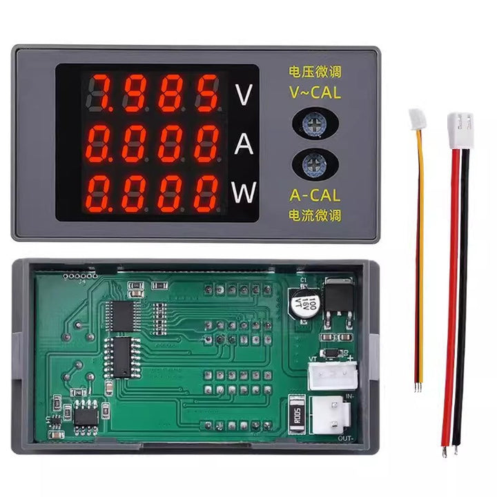 DC730 Digital Voltmeter Ammeter Wattmeter Voltage Current Energy Meter DC 0~100V 10A 1000W High Precision Power Meter