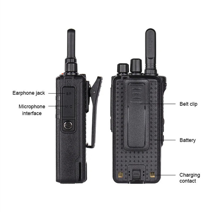 Inrico T522A 4G LTE Zello PTT Walkie Talkie Android Network Radio GPS WIFI bluetooth Noise Cancellation IP54 Waterproof Long Battery Life