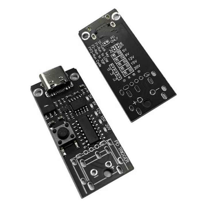 100W 5A Type-C Fast Charge Trigger Board Module PD/QC Decoy Board Fast Charge USB Type-C PD 2.0 3.0 Power Delivery Boost Module