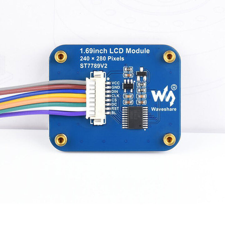 1.69 Inch LCD IPS Screen 240×280 SPI Interface 262K Colors ST7789V2 Display Module forArduino ESP32 Raspberry Pi 4B 3B+ Zero