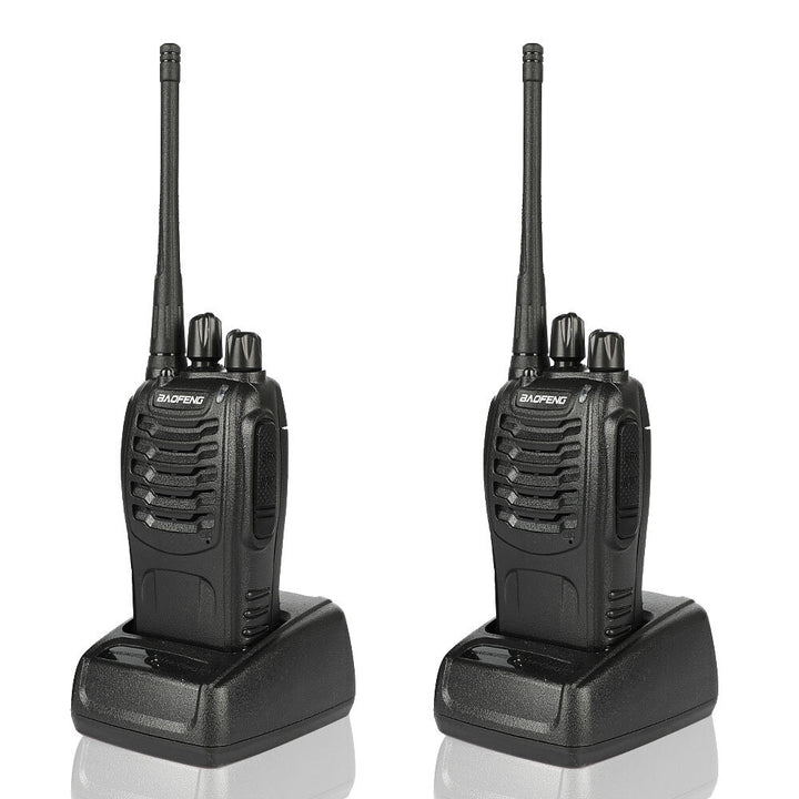 2Pcs/set Baofeng BF-888S Walkie Talkie Portable Radio Station BF888s 5W 16CH UHF 400-470MHz BF 888S walkie-talkie two-way Radio