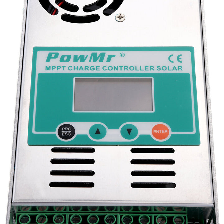 PowMr MPPT 60A Solar Charge and Discharge Controller 12V 24V 36V 48V Auto for Max PV 190VDC Lead Acid Lithium Battery