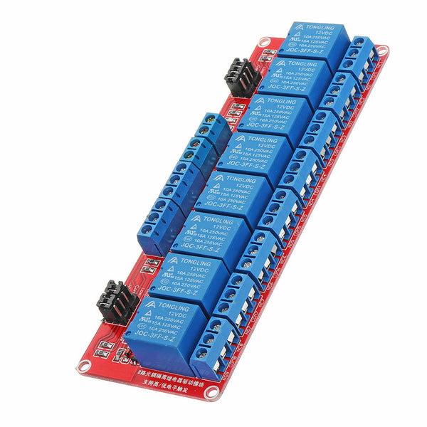 12V 8-Kanal-Pegeltrigger-Optokoppler-Relaismodul