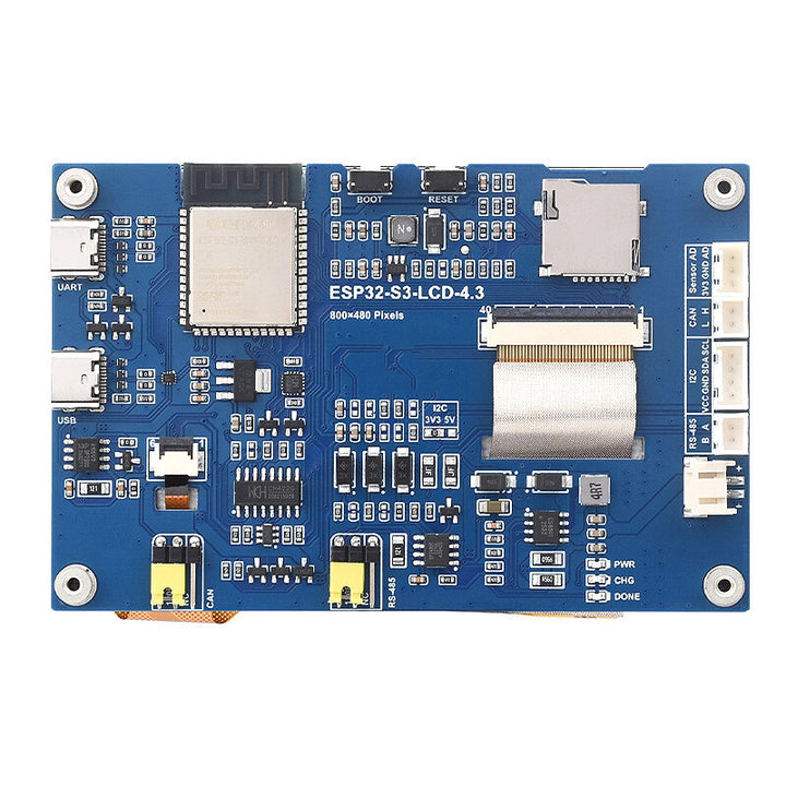 ESP32-S3 4.3 inch Capacitive Touch Screen Development Board Dual-Core Processor 240MHz Support WiFi bluetooth On-Board Antenna