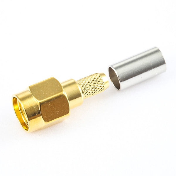 RF Coaxial connector Standard SMA Plug Straight Crimp for Cable SYV50-2