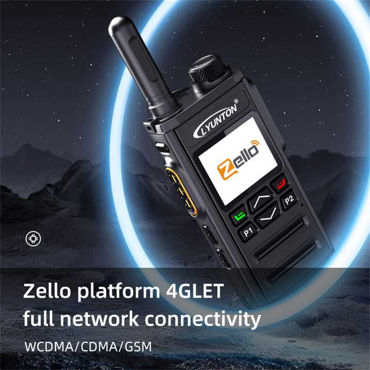 DG2000 Zello Walkie-Talkie 4G Network Unlimited Range 6000mAh Battery GPS Navigation bluetooth WIFI Outdoor Communication