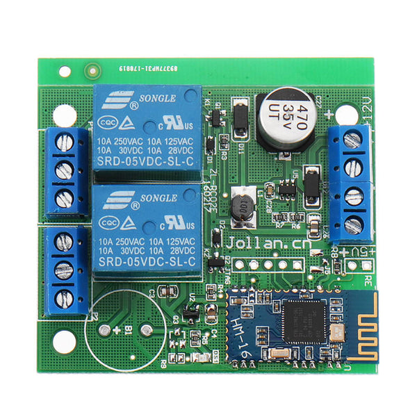 2-Kanal-Relaismodul Bluetooth 4.0 BLE Schalter für Apple Android Phone IOT