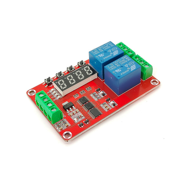 2 kanal Multifunktions Relais Modul Verzögerung Selbst-lock CycleTiming Timer Relais 5V/12V/21V