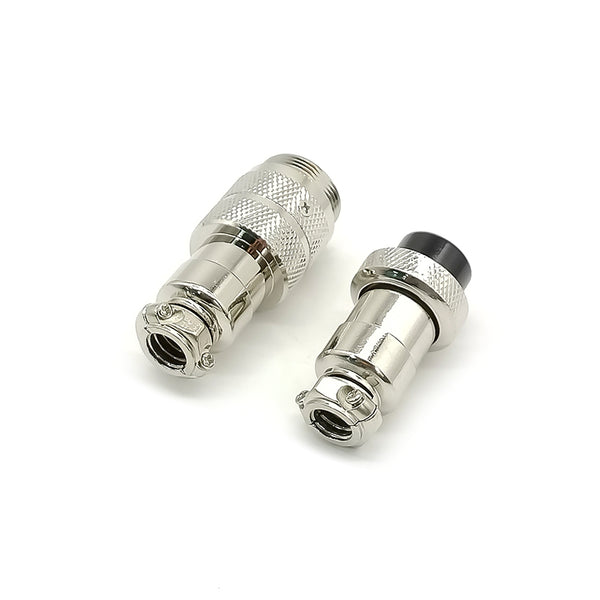 GX20 Aviation  connector  Male and Female  Straight Butt-Joint Type Solder connector