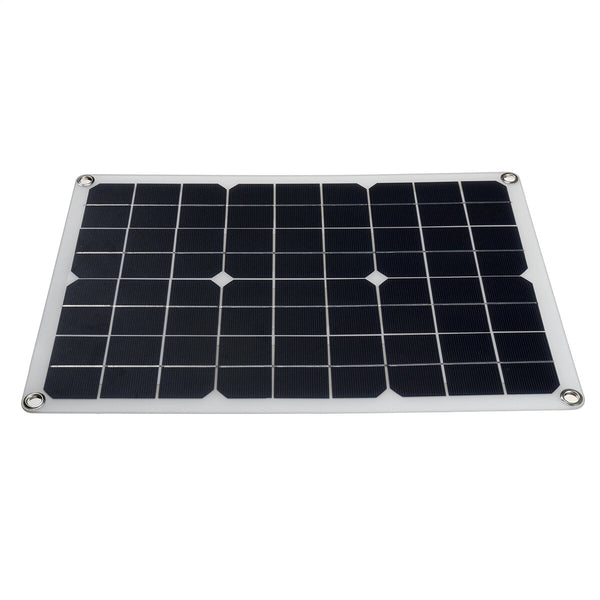 20W 18V Solarpanel, wasserdicht, hocheffizient, USB, monokristallines Solarstrom-Kit, tragbares Solarladegerät