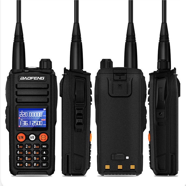 Baofeng UV27 10W Walkie Talkie 999 Channels UV Dual Band Portable CB Ham Radio with LED Flashlight FM Transceiver Rechargeable Two Way Radio