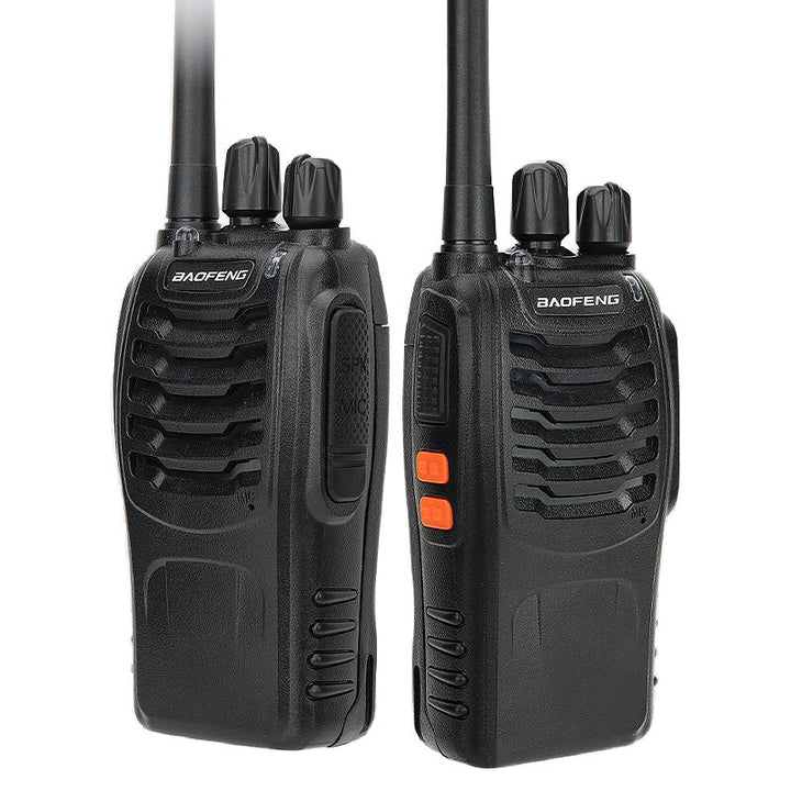 Baofeng BF-888S High Power Walkie Talkie 400-470MHz Wireless Copy Frequency CB Ham Radio Long Range Type-C Portable Two Way Radio for Camping Hunting Travelling EU Plug