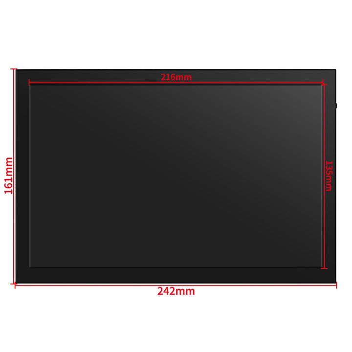 10.1 inch Raspberry Pi HDMI Capacitive Touch Screen IPS Display with Case for Raspberry Pi 3B+/4B