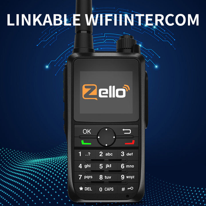 Zello DG6300 National Intercom Walkie Talkie Support WiFi bluetooth Long Range Radio IP67 Waterproof Type-C Rechargeable Handheld GPS Transceiver