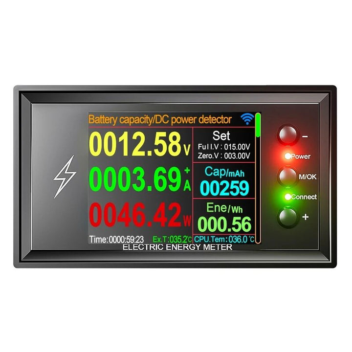 ATORCH DT20 DC Meter Lithium Battery Power Capacity Tester 420V 30A-600A DC Voltage WiFi Online Version Bidirectional Ammeter