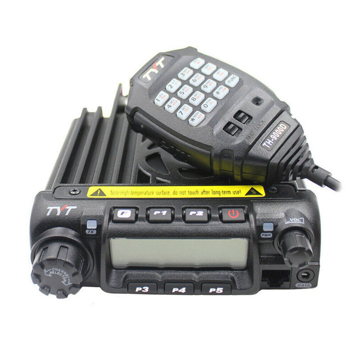 TYT TH-9000D 60W UHF 400-490MHz Walkie Talkie Long Range 200 Channels Car Two Way Radio Transceiver Truck Mobile Ham Mobile Radio