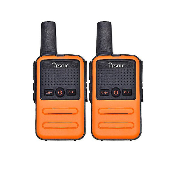 2Pcs ITSOK PMR446 Mini Walkie Talkie Long Range Commutator Station Kid Toys Amateur Radio Portable Handheld Two Way Radio European Version