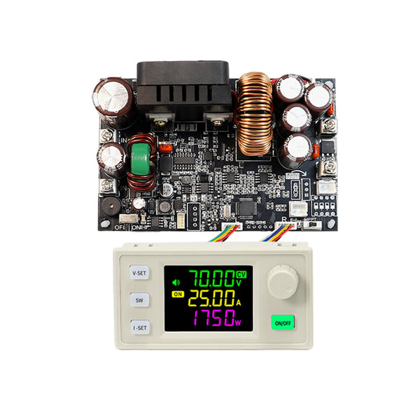 Sinilink XY7025 DC Buck Adjustable Power Supply Module 70V 25A 1750W Constant Voltage Current LCD Display Solar Charging Module