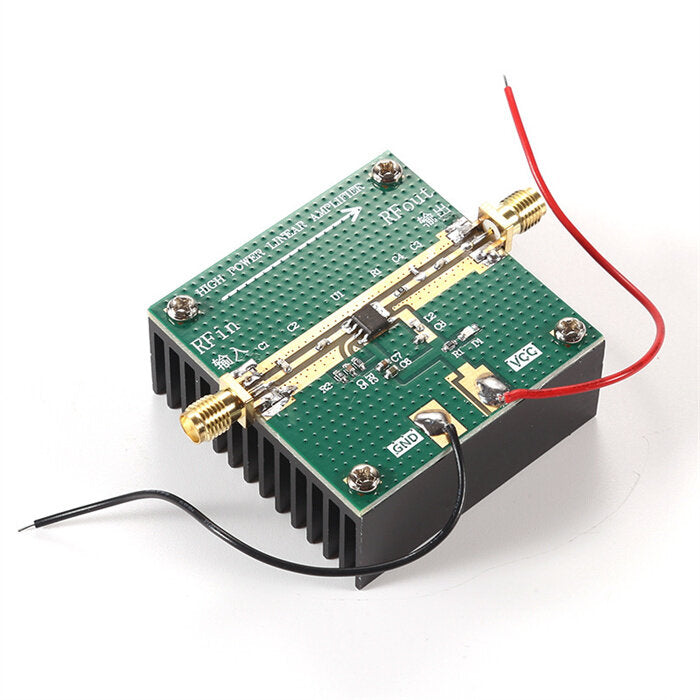 RF2126 400MHZ-2700MHZ Broadband RF Power Amplifier 2.4GHZ 1W for bluetooth Ham Radio Amplifier with Heat Sink