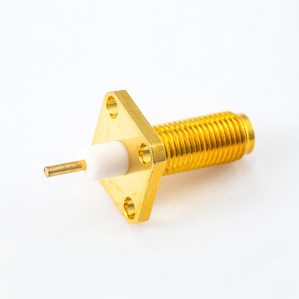 RF Coaxial connector Standard SMA Jack Straight Solder Type for PCB mount