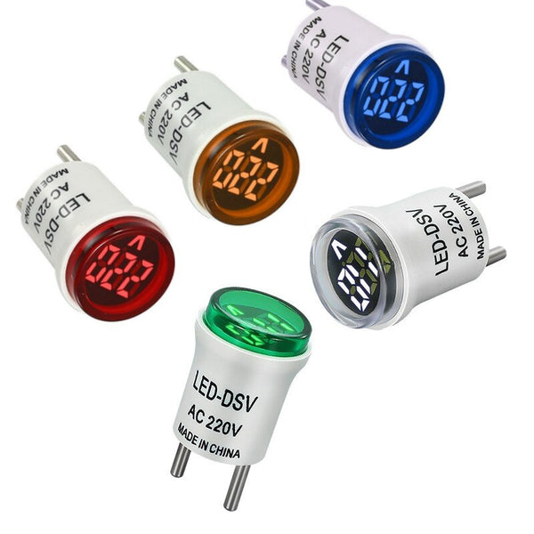 1PC EU Plug LED Digital Voltmeter Ammeter Voltage Tester Monitor Voltage Current Meter Indicator for Home Appliances