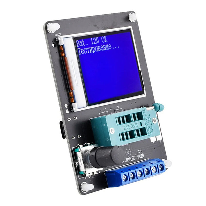 GM328A Transistor Tester Diode Capacitance ESR Voltage Frequency Meter PWM Square Waving Signal Generator Soldering