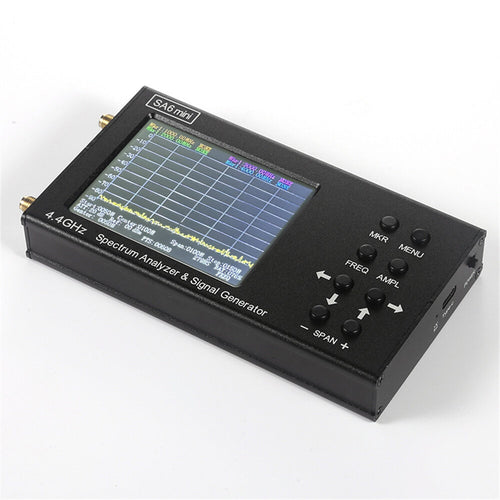 SA6 Mini Portable Spectrum Analyzer Wi-Fi CDMA Lab 35-4400Mhz Signal Test Signal Generator