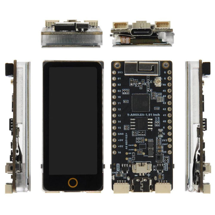 T-Display-S3 AMOLED Touch Screen ESP32-S3 1.91-inch RM67162 Display Development Board WiFi Bluetooth 5.0 Wireless Module