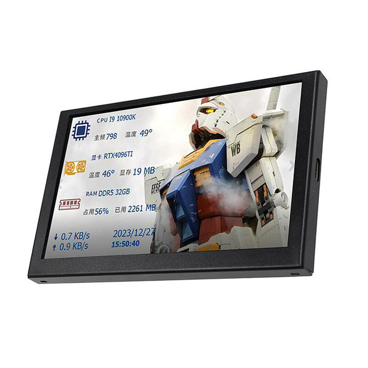 5-inch IPS Type-C Secondary Screen Computer Monitor Display Digital Photo Album Video Player Data Dynamic UI Monitoring