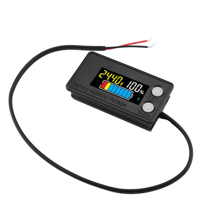 DC7-100V Waterproof LCD Digital Battery Capacity Indicator Intelligent Voltmeter Car Motorcycle Voltage Meter Battery Tester