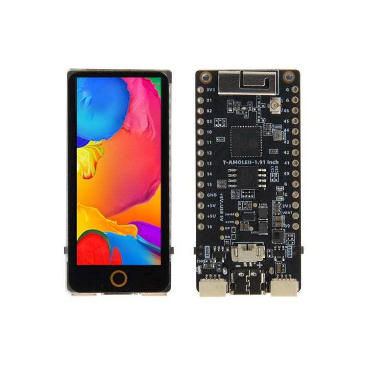 T-Display-S3 AMOLED Touch Screen ESP32-S3 1.91-inch RM67162 Display Development Board WiFi Bluetooth 5.0 Wireless Module