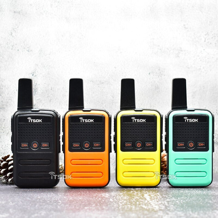 2Pcs ITSOK PMR446 Mini Walkie Talkie Long Range Commutator Station Kid Toys Amateur Radio Portable Handheld Two Way Radio European Version