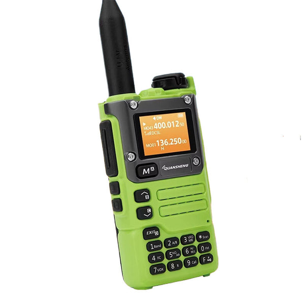 Quansheng UV-K6 Walkie Talkie 5W Green Air Band FM 50-600MHz VHF/UHF Wireless Frequency Two Way Radio