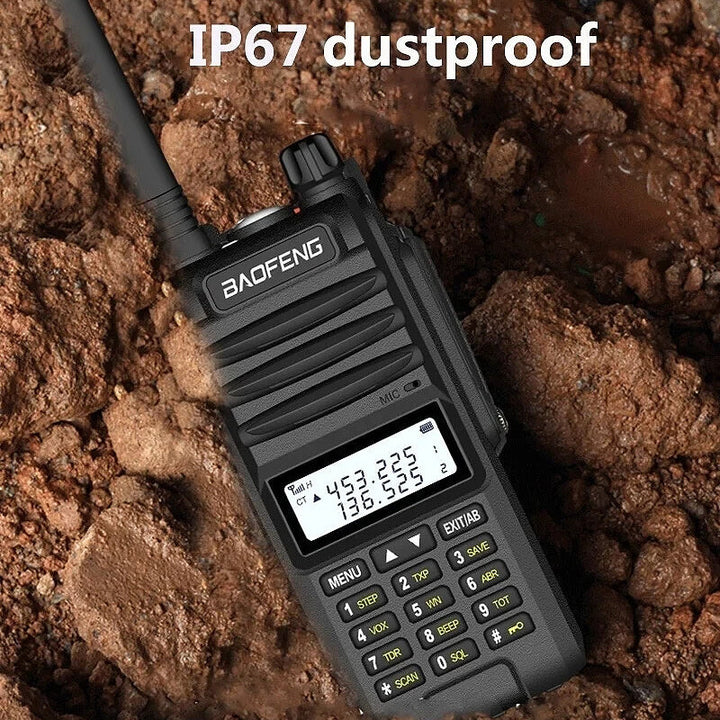 Baofeng BF-A58S Tri-Band Walkie Talkie 136-174/200-260/400-520MHz Portable Two Way Radio IP67 Waterproof Outdoors FM Radio Transceiver