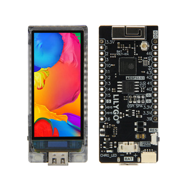 T-Display-S3 AMOLED ESP32-S3 1.91-inch RM67162 Display Development Board WiFi Bluetooth 5.0 Wireless Module