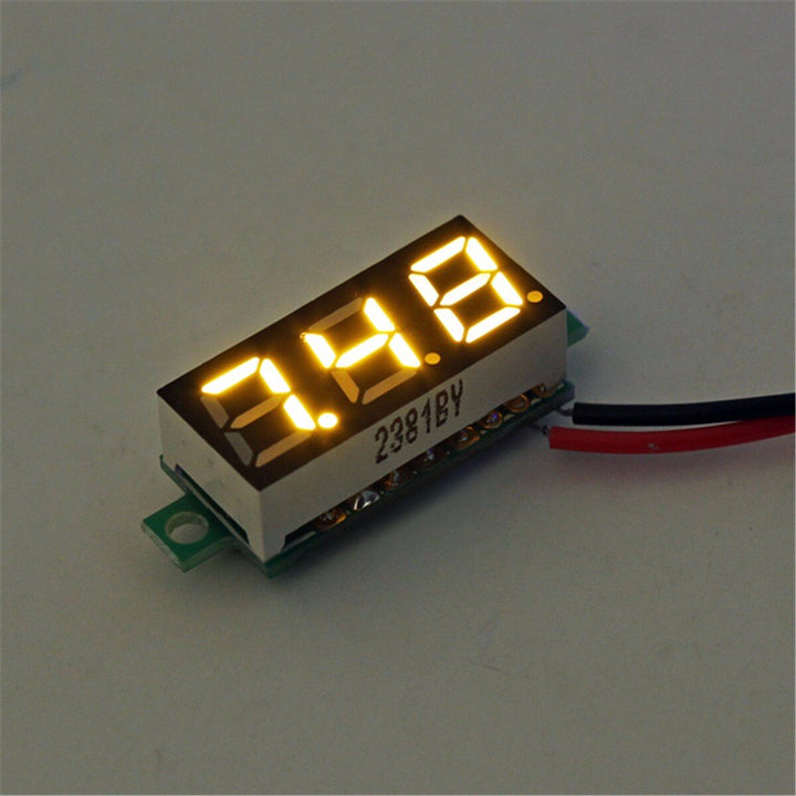 0.28 Inch 2.5V-30V Mini Digital Volt Meter Voltage Tester Two Line Voltmeter