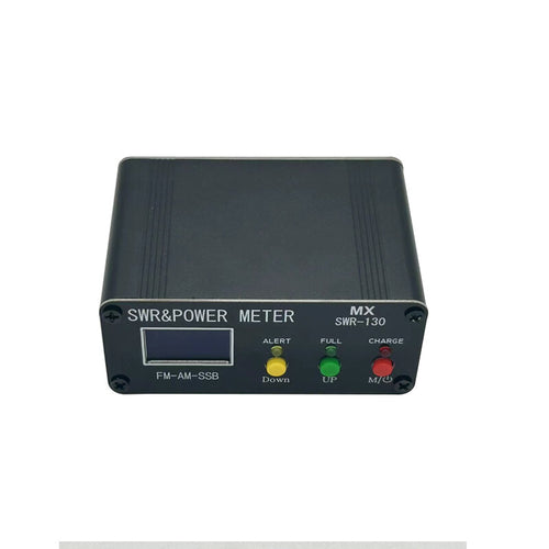 1.8MHz-50MHz 0.5W-120W Short Waves SWR and Power Watt Meter Chinese English Menu Switchable Type-C Charging Interface