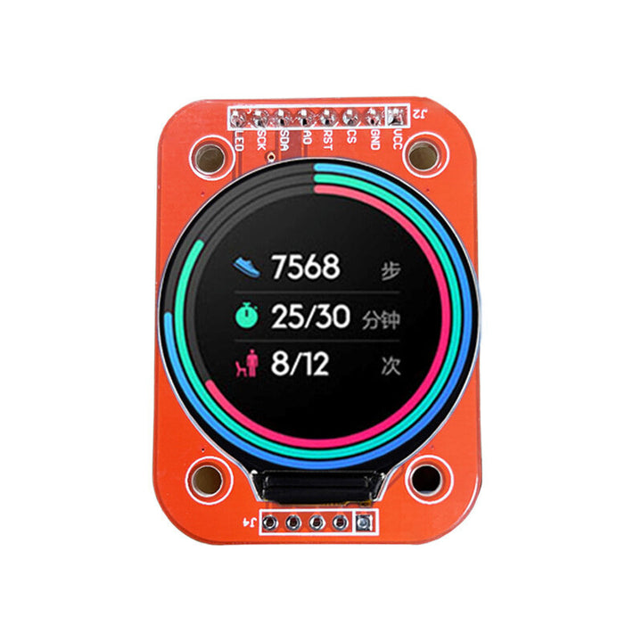 1.28 inch TFT LCD Display Module Round RGB 240x240 GC9A01 Driver 4 Wire SPI Interface IPS Screen