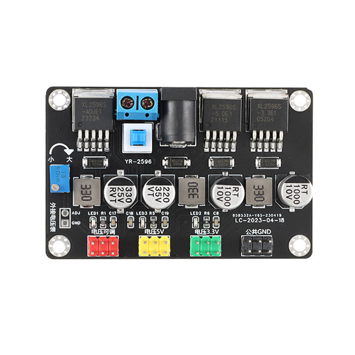 Stable Voltage DC Power Converter Module LM2596 DC3.3V/5V Output Adjustable Intelligent Vehicle Experiment