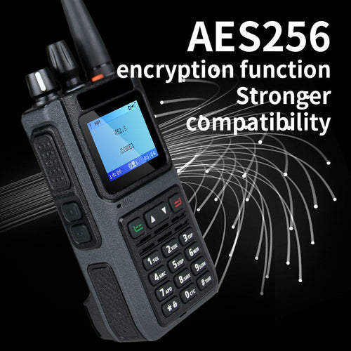 DP999 AES256 Encryption Walkie Talkie 3000 Channels IP67 Waterproof VHF UHF Dual Band Noise Reduction 3000mAh Battery Portable Two-Way Radio Suitable for Harsh Environments