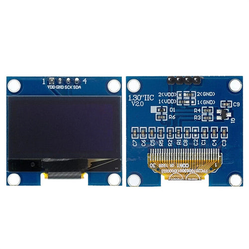 1.3 Inch OLED Display Module White/Blue 128X64 SPI/IIC I2C Communicate Color 4Pin/7Pin Screen Board