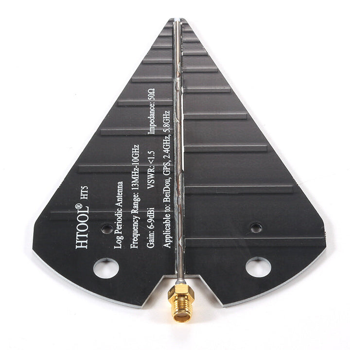 Log Periodic UWB Antenna 1300MHz-10GHz Widebands Circuit Board 50ohm for UWB 6-9dB