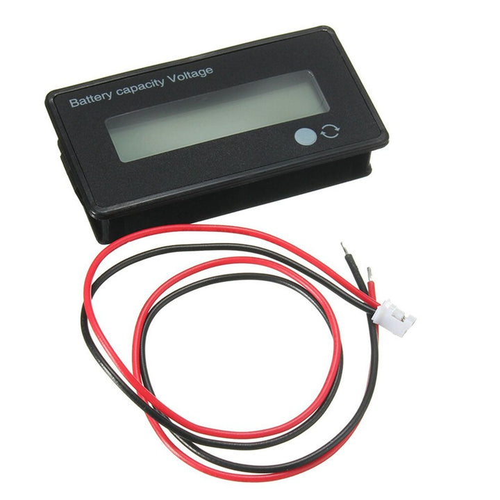 12V/24V/36V/48V 8-70V LCD Acid Lead 3.7V Lithium Battery Capacity Indicator Digital Voltmeter