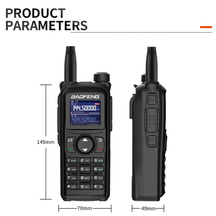 Baofeng UV-28 999 CH Walkie Talkie 3-10km 10W Multi-band Portable Ham Radio Wireless Copy Frequency DTMF Noise Cancelling Rechargeable Two Way Radio